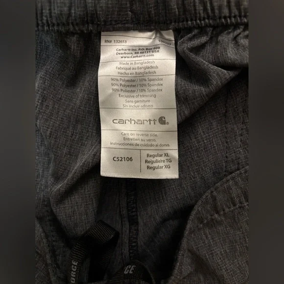 Carhartt Gray V-Neck Scrub Top & Pant Set - Picture 7 of 7